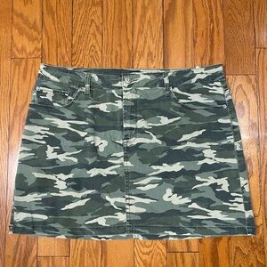 Camouflage Mini Skirt